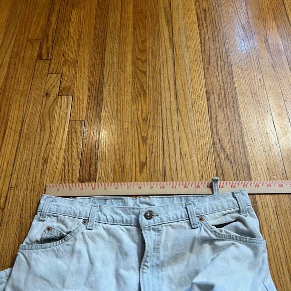 Levi’s Jeans Mens 36 X32 Vintage USA Light Wash 550 Orange Tab Distressed ** - Picture 11 of 14